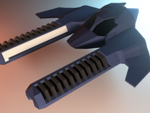 spaceship 3D-Modell