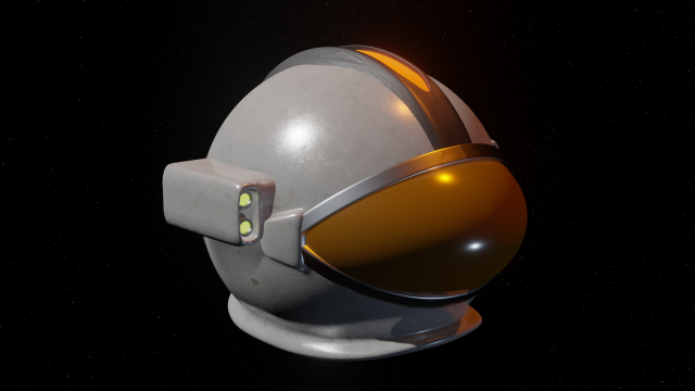 space helmet 3D-Modell .c4d .max .obj .3ds .fbx .stl .blend 
