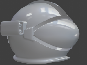 space helmet 3D-Modell