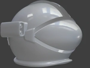 Weltraumhelm 3D Modell