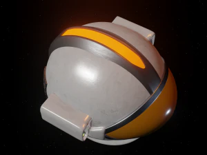 Weltraumhelm 3D Modell