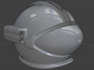 space helmet 3D-Modell