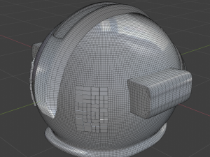 space helmet 3D-Modell