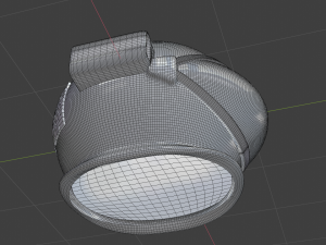 space helmet 3D-Modell