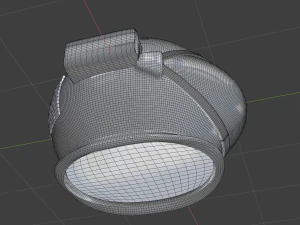 Weltraumhelm 3D Modell