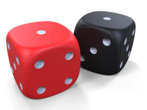 permainan dadu Model 3D