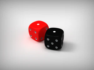 game dice 3D Model