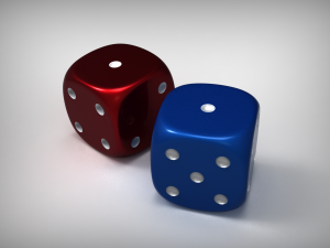 game dice 3D मॉडल