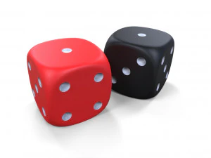 game dice 3D Model