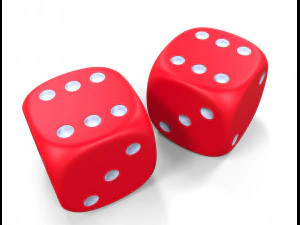 game dice 3D Model