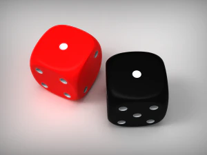 game dice 3D Model