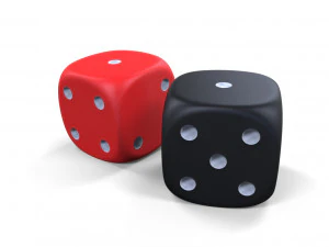 game dice 3D Model