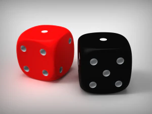 game dice 3D Model