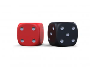 game dice 3D Model