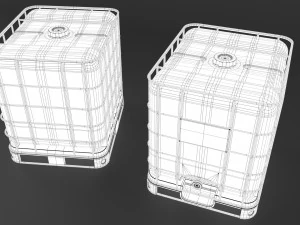 cont&ecirc;iner tanque ibc Modelo 3D