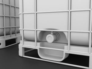 ibc tank container 3D 모델