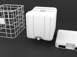ibc tank container 3D 모델