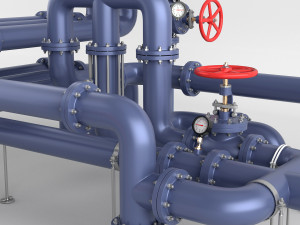 pipe assembly pack 3Dモデル