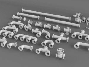 pipe assembly pack 3D Model
