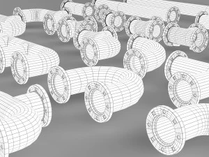pipe assembly pack 3D Model