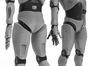robot cyborg 3D Model