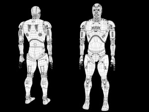 robot cyborg 3D Model