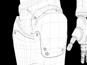 robot cyborg 3D Model