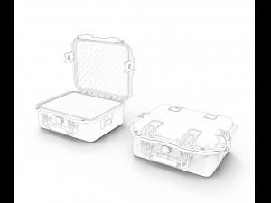 Box small -Military Case 207 3D 模型