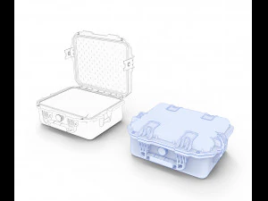 Box small -Military Case 207 3D Model