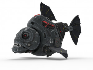 Piranha robot 3D Model