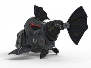 Piranha robot 3D 모델