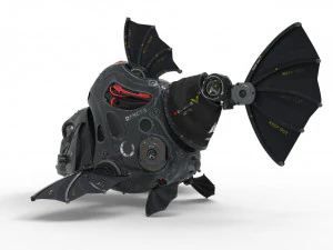 Piranha robot 3D Model