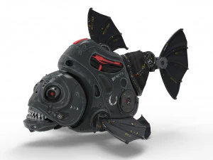 Piranha robot 3D Model