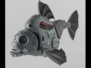 Piranha robot 3D 모델