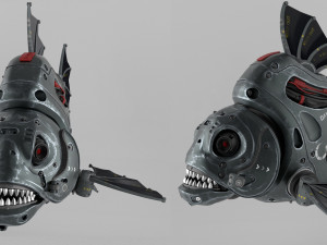 Piranha robot 3D 모델