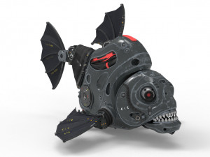 Piranha robot 3D 모델