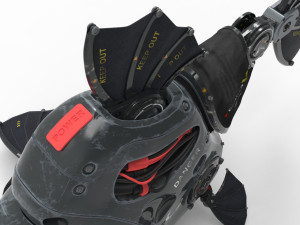 Piranha robot 3D 모델