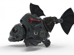Piranha robot 3D 모델