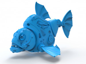 Piranha robot 3D 모델