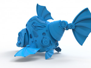 Piranha robot 3D 모델