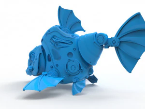 Piranha robot 3D Model