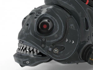 Piranha robot 3D Model