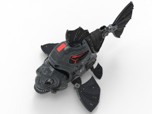 Piranha robot 3D 모델