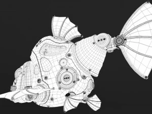 Piranha robot 3D Model