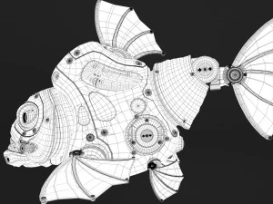 Piranha robot 3D Model