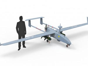 UAV military aircraft drone 3D Model