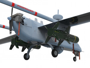UAV military aircraft drone 3D Model