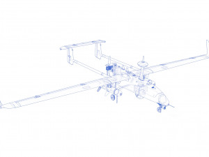 UAV military aircraft drone 3D Model