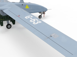 UAV military aircraft drone 3D Model