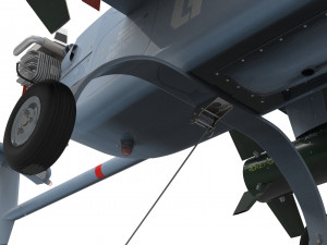 UAV military aircraft drone 3D Model